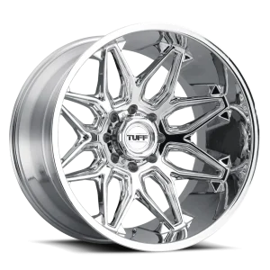 Tuff Wheels – T3B – Chrome – 20″x12″ -45mm – Summer Wheels – 2012T3B-56140C12